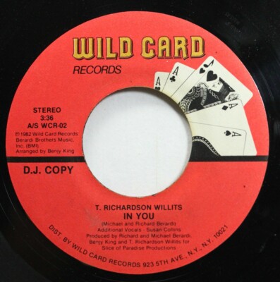 Soul Promo 45 Richardson Willits - En Vous / Sur Sauvage Carte Records