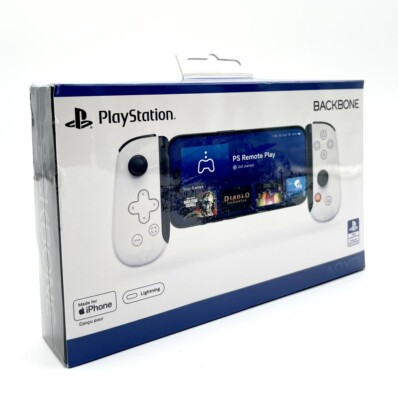 BACKBONE - PlayStation / Made For iPhone W/ Lightning Controller  | White
