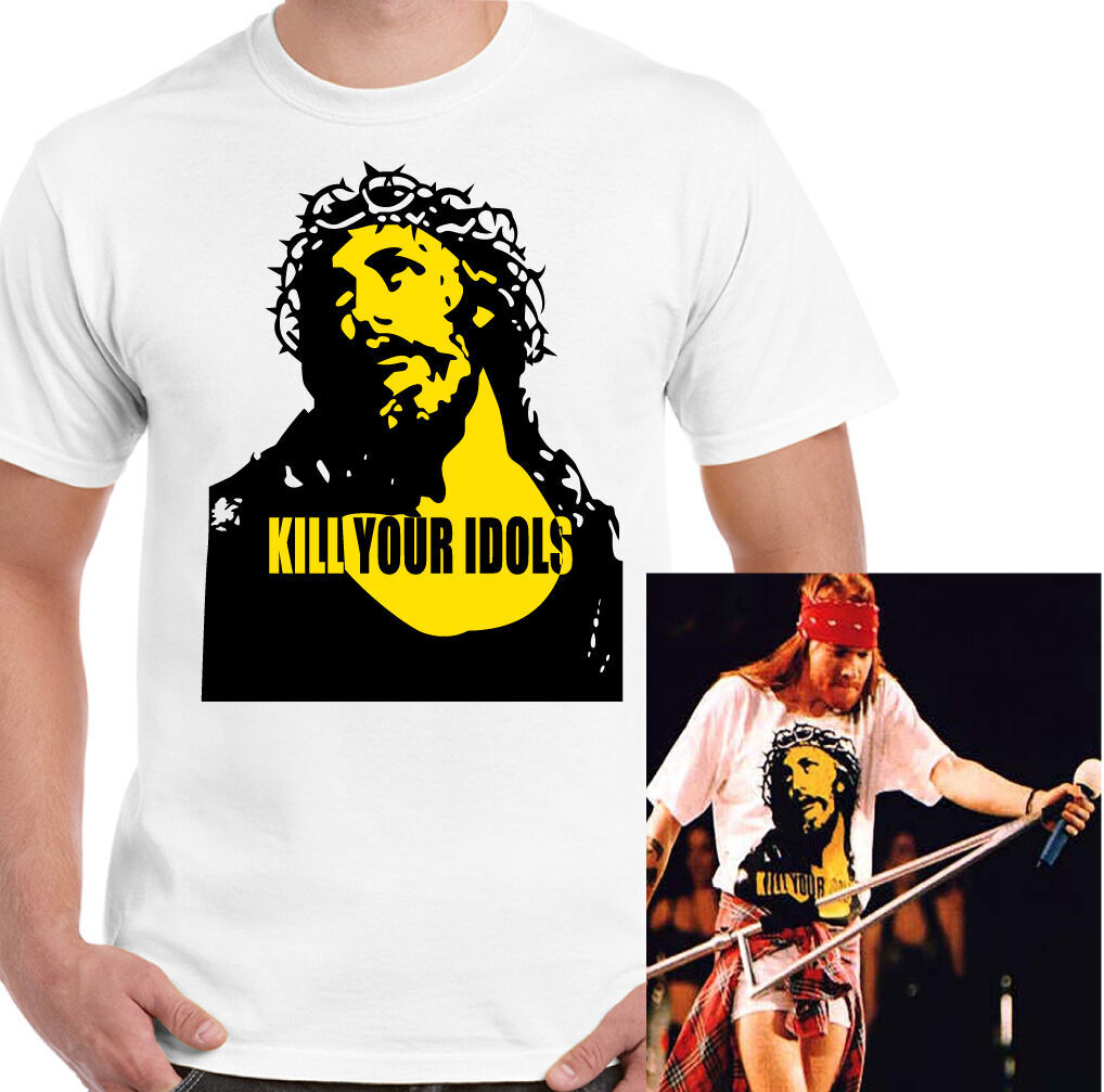 KILL YOUR IDOLS Tシャツ Kill Your Idols T-Shirt As Worn By Axl Rose Mens | eBay