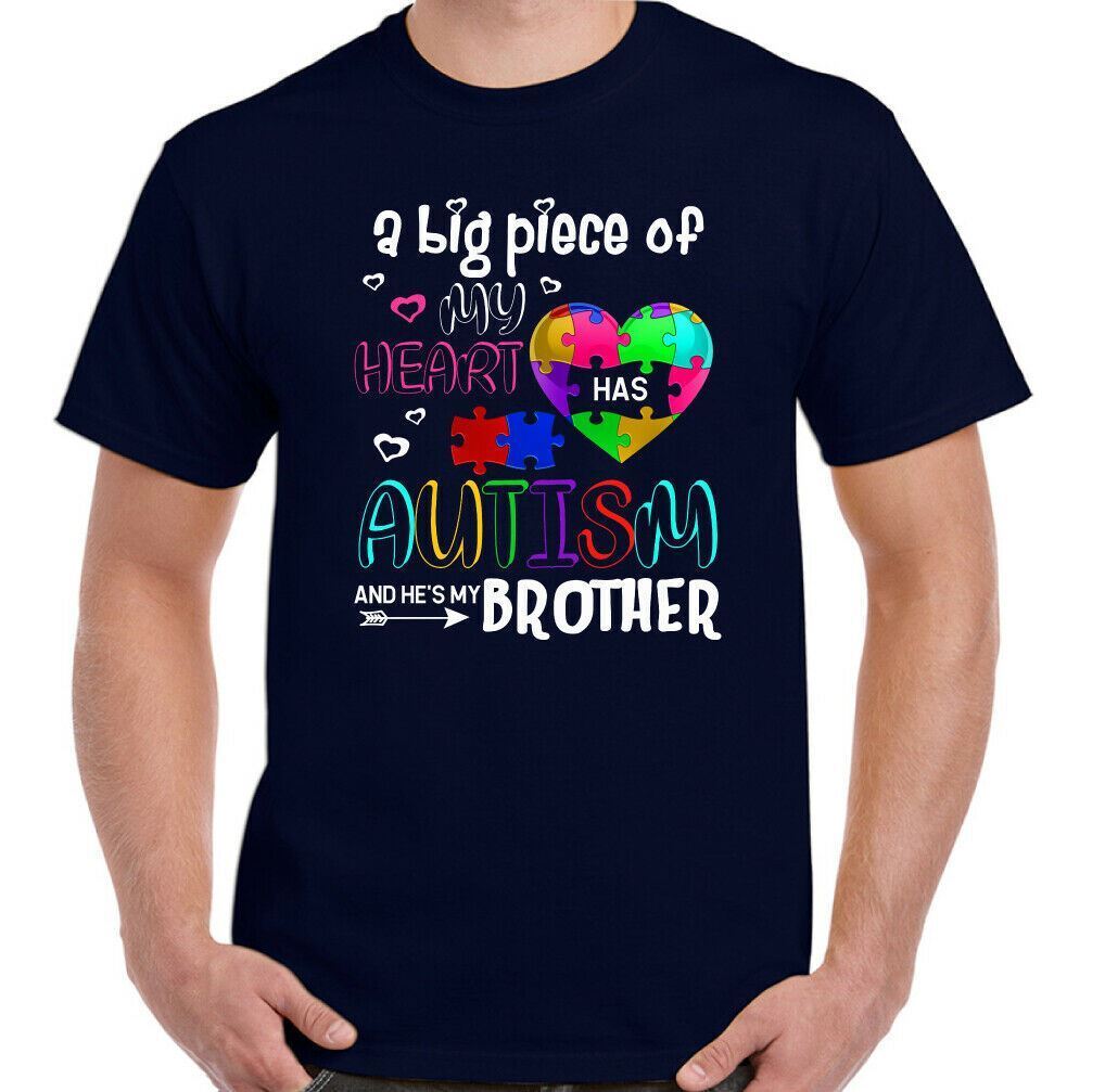 I Love My Autistic Brother Autism Awareness Day T Shirt I Love My Autistic Brother Autism Awareness Day T Shirt