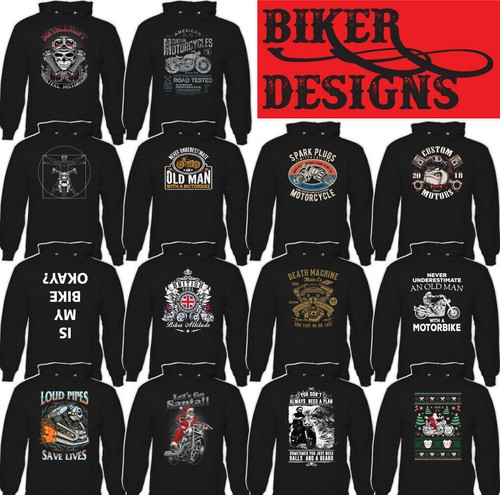 Mens biker hoodies hot sale