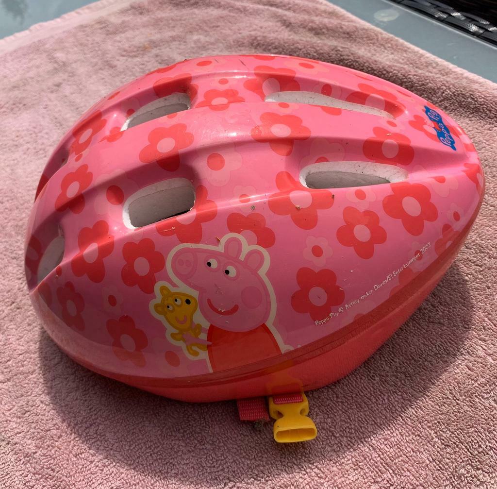 peppa pig cycle helmet
