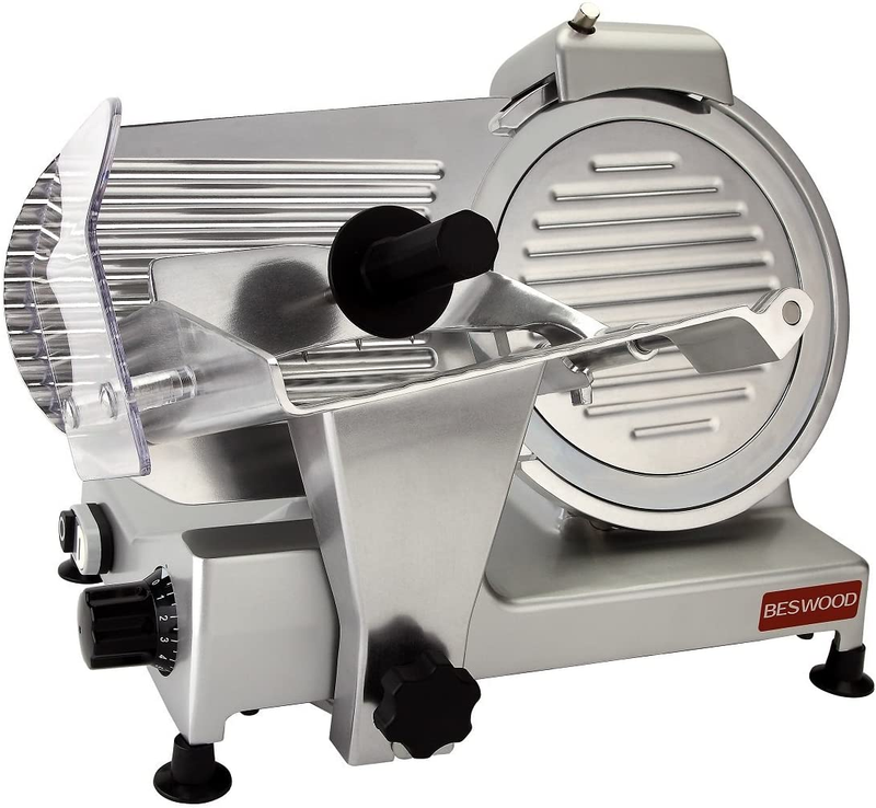 10" Premium Chromium-Plated Steel Blade Electric Deli Meat Cheese Food Slicer Co