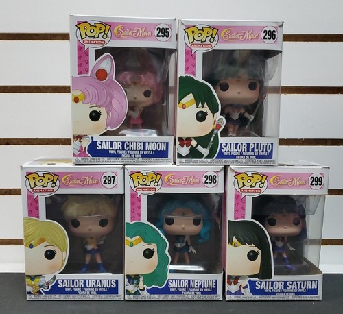 Funko POP! Animation Sailor Moon Lot of 5 Figures: #295