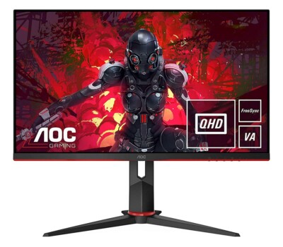 AOC Quad HD Gaming Monitor Q27G2U/BK 27" VA 144Hz AMD FreeSync Premium