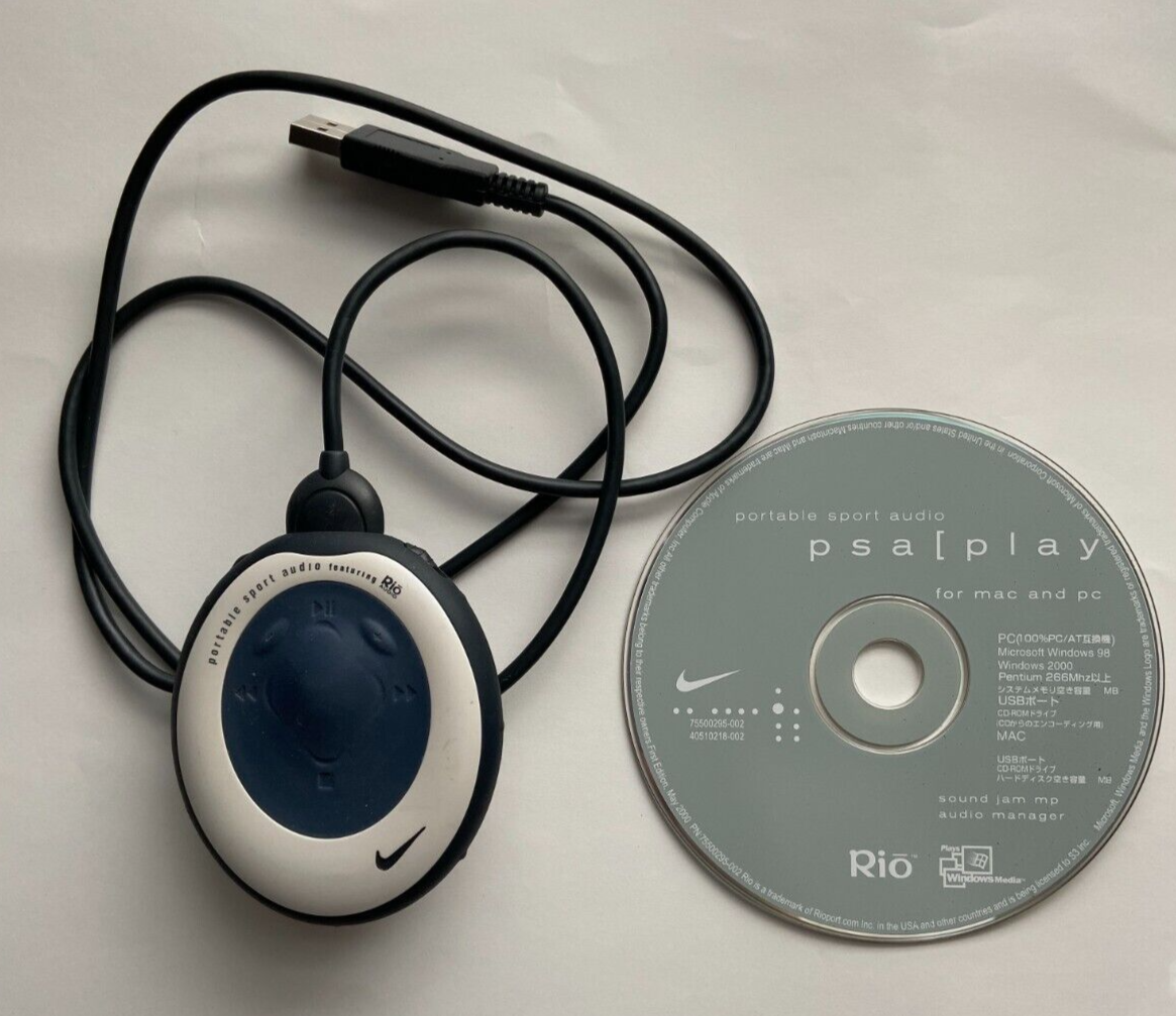 レア？　Nike psa play ポータブルプレイヤー Rare Nike PSA Play60 Portable Sport Audio Player Rio MP3 | eBay