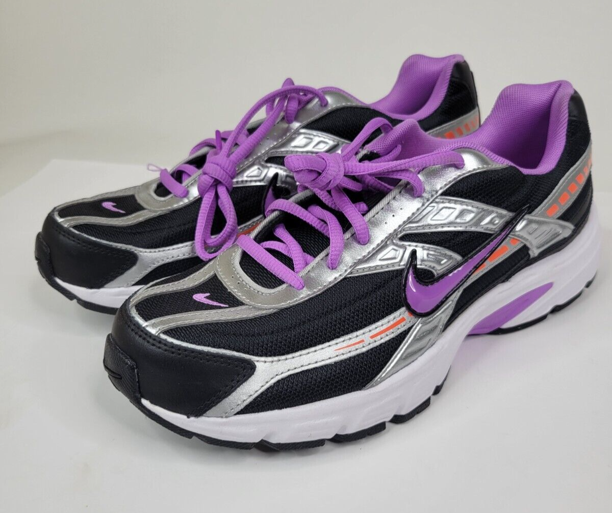 nike running shoes black and purple