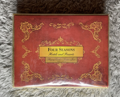 FOUR SEASONS HOTEL RESORTS 2 Decks Playing Cards Made In Austria Vintage New
