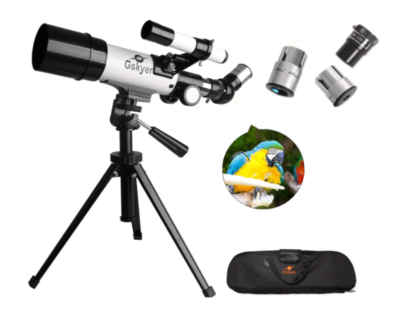 Gskyer AZ60350 German Technology Travel Refractor Astronomy Telescope