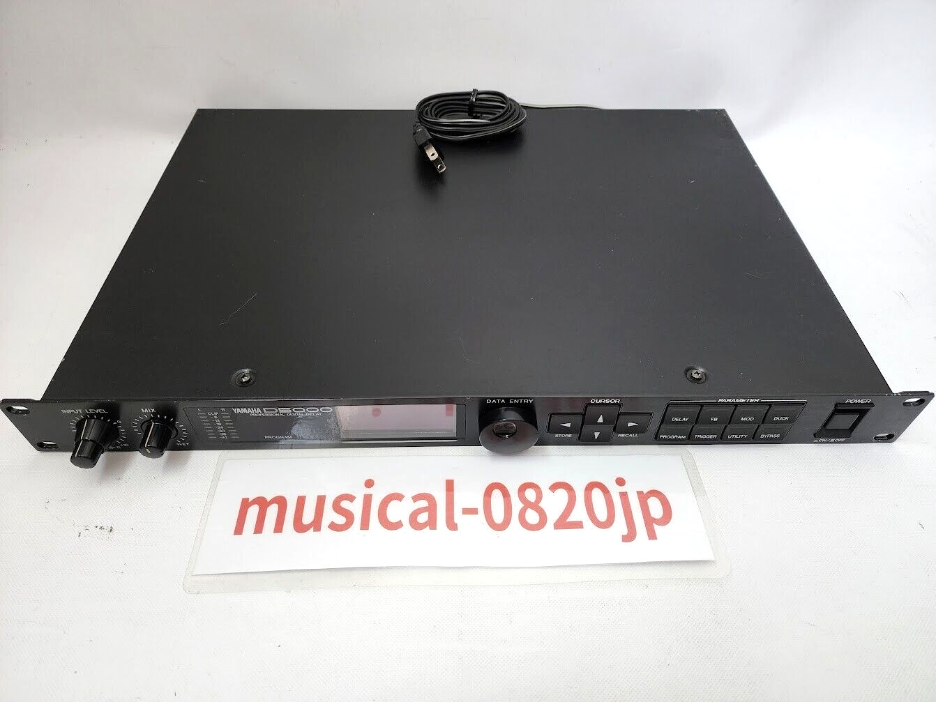 ヤマハ　YAMAHA D5000 デジタルディレイ delay YAMAHA D5000 PROFESSIONAL DIGITAL DELAY Effect RACK MODULE