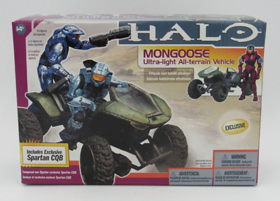 Halo Mongoose All Terrain Vehicle with Spartan CQB Figure Exclusive New in Box