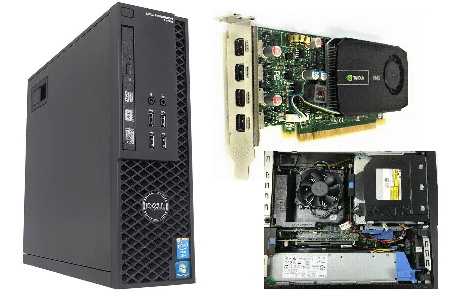 DELL Precision T1700 SFF Xeon E3-1220v3/500GB/16GB /QudroK600/Win10(64bit)|ワークステーション DELL Precision T1700 SFF Xeon E3-1220v3/500GB/16GB /QudroK600/Win10(64bit)|ワークステーション