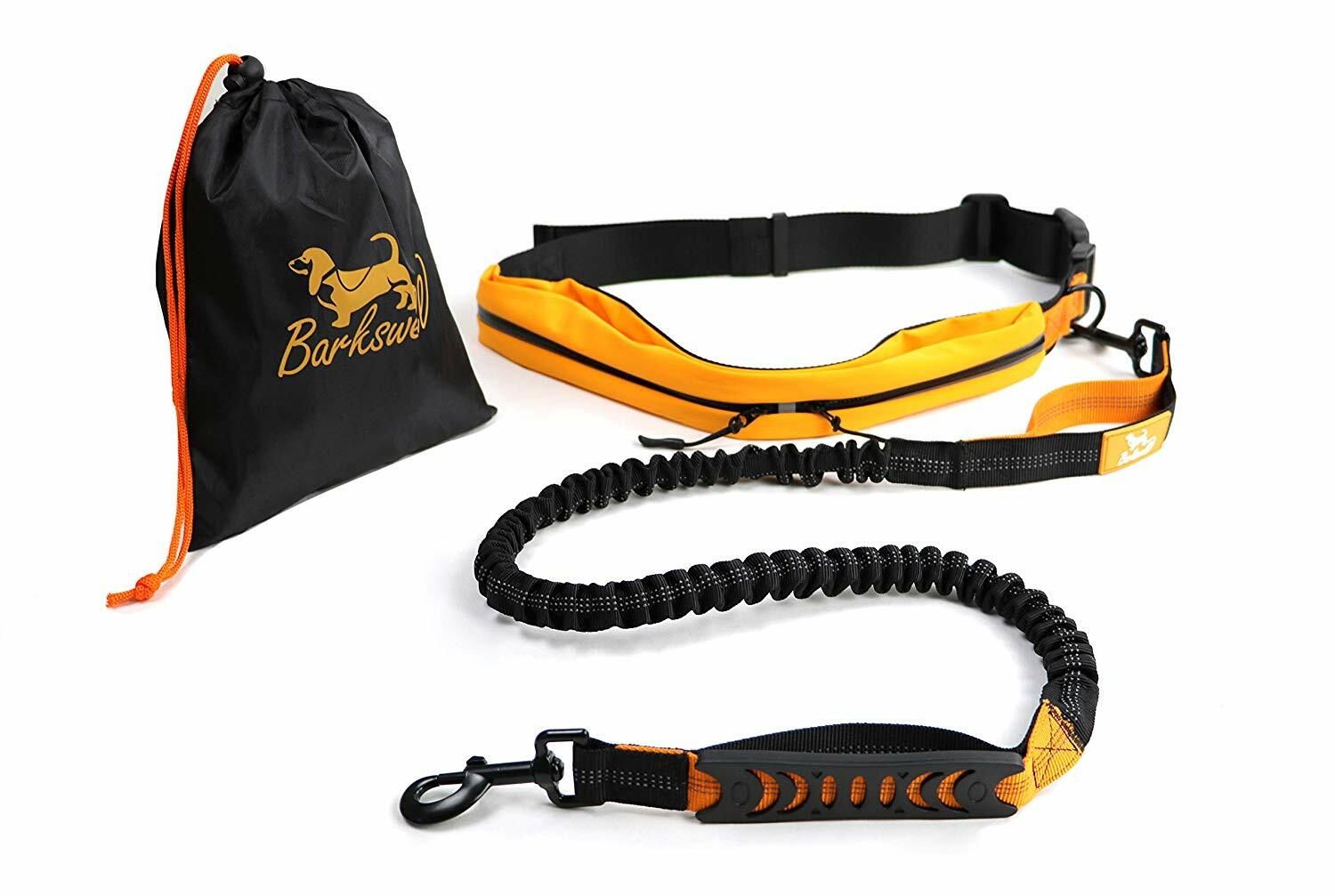 Barkswell Dog Running Lead Hands Free Dog Walking Belt NoPull