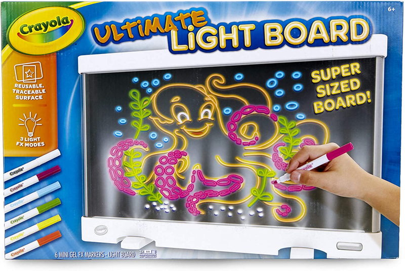 Crayola Ultimate Light Board Drawing Tablet, Gift for Kids, Ages 6, 7, 8, 9