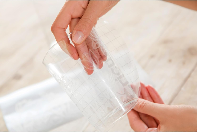 Transfer Tape - 1ft x 21ft - Easy Transfer Adhesive Sheet for Vinyl Projects - C