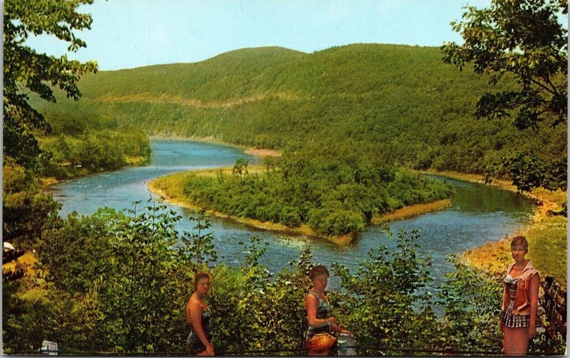 Mill Rift Hawks Nest Road Island Delaware River Pennsylvania