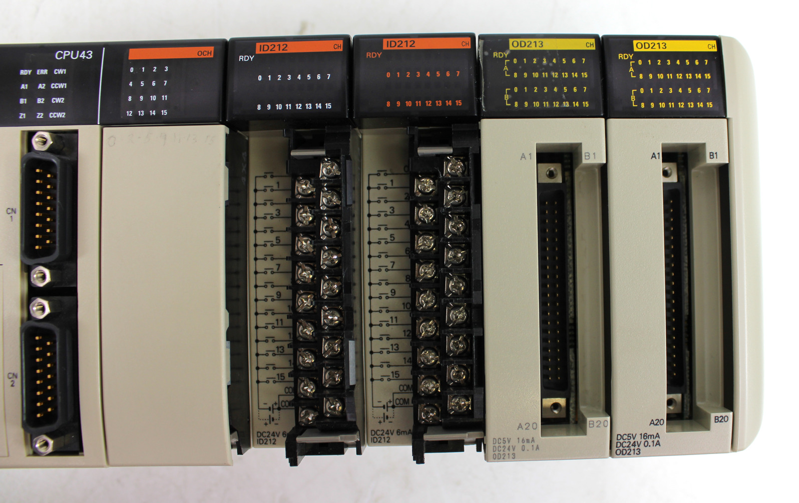 Omron SYSMAC CQM1-CPU43 Programmable Controller w/ PLC Omron SYSMAC CQM1-CPU43 Programmable Controller w/ PLC