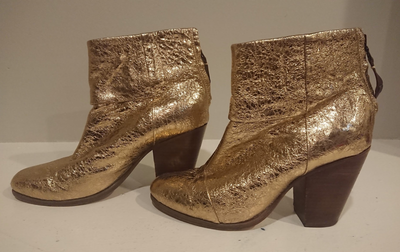 rag and bone gold boots