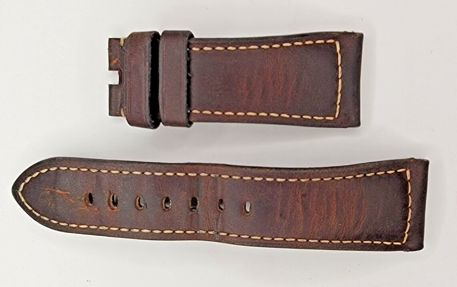 Authentic Officine Panerai Brown Calf Leather Watch Strap 27 Authentic Officine Panerai Brown Calf Leather Watch Strap 27
