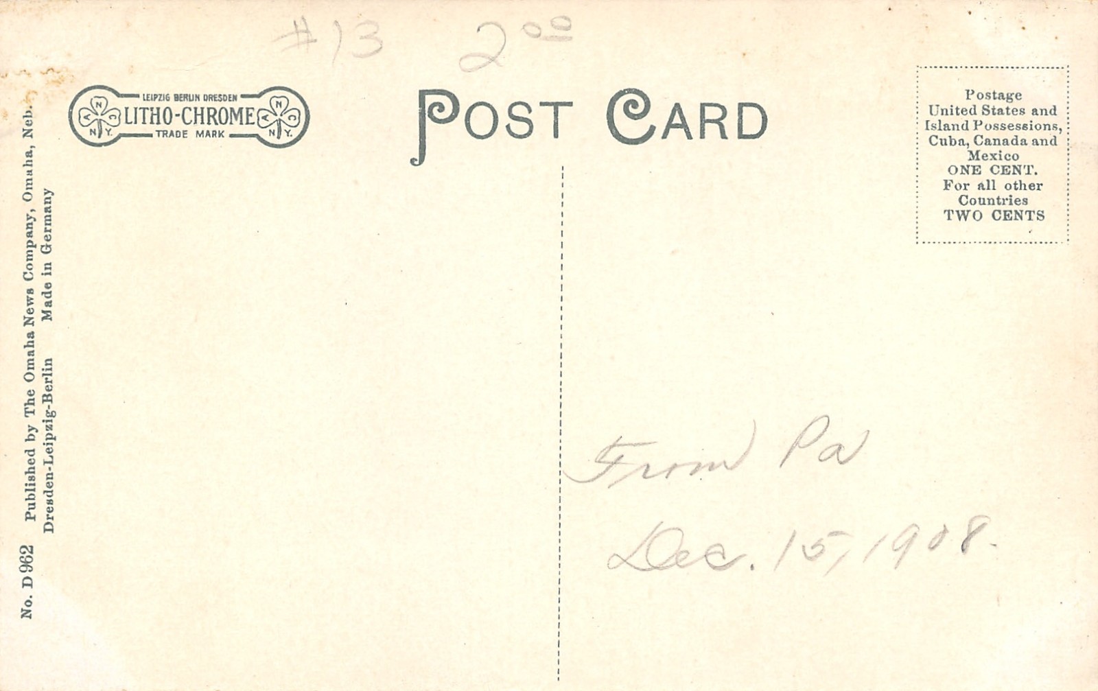 Spearfish South Dakota~Avery Trout Ranch~Man Fishing at Spillway~1908 Postcard