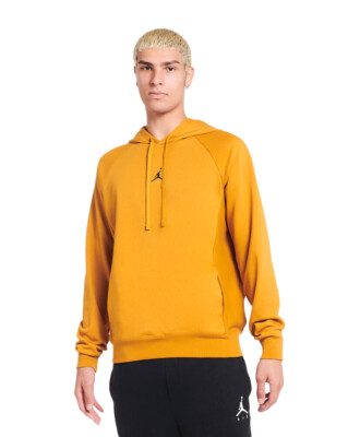 Мужская флисовая толстовка Jordan Chutney/Черный спортивный кроссовер Dri-FIT (DQ7327 712)