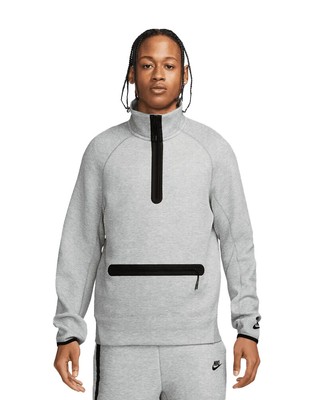 Мужская спортивная одежда Nike Темно-серый Вереск /Матово-серебристый технологичный флис на молнии