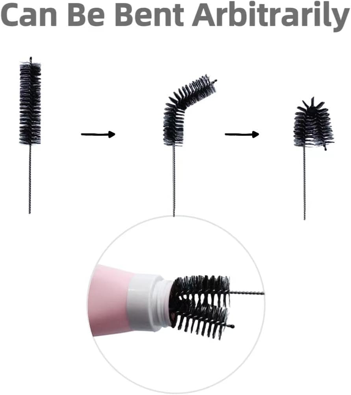 Straw Cleaner Brush Extend 12 inch, Wide 4 8 10 12 16mm diam Drink Straw Cleaner