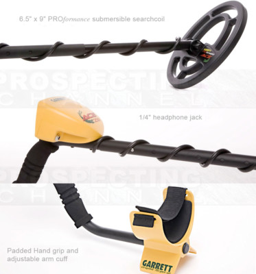 GARRETT ACE 250 Metal Detector with Waterproof Coil 2 YEAR WARRANTY NEW IN BOX