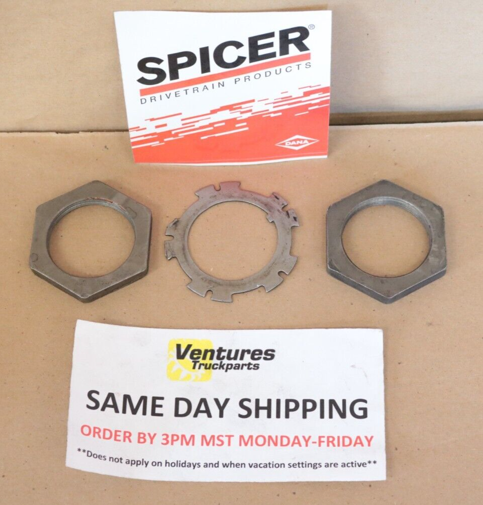 Yナッツ 1959-1968 Dodge W200 Dana 60 Rear Spindle Nut And Lock