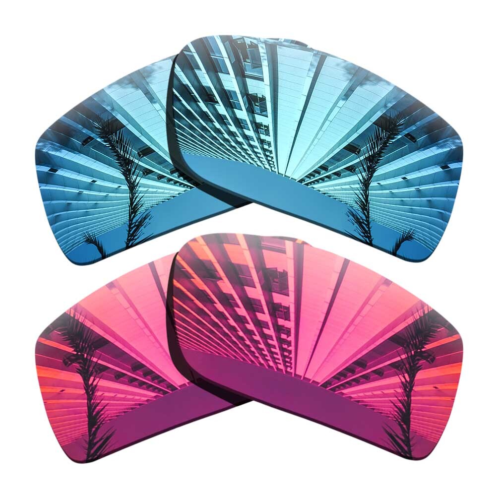 2Pairs Polarized Replacement Lenses ForSpy Optic LoganGlacier Blue