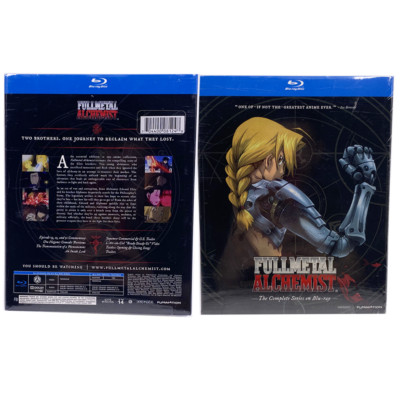 Fullmetal Alchemist: The Complete Series Blu-ray 6-Disc Box Set Fast Shipping US