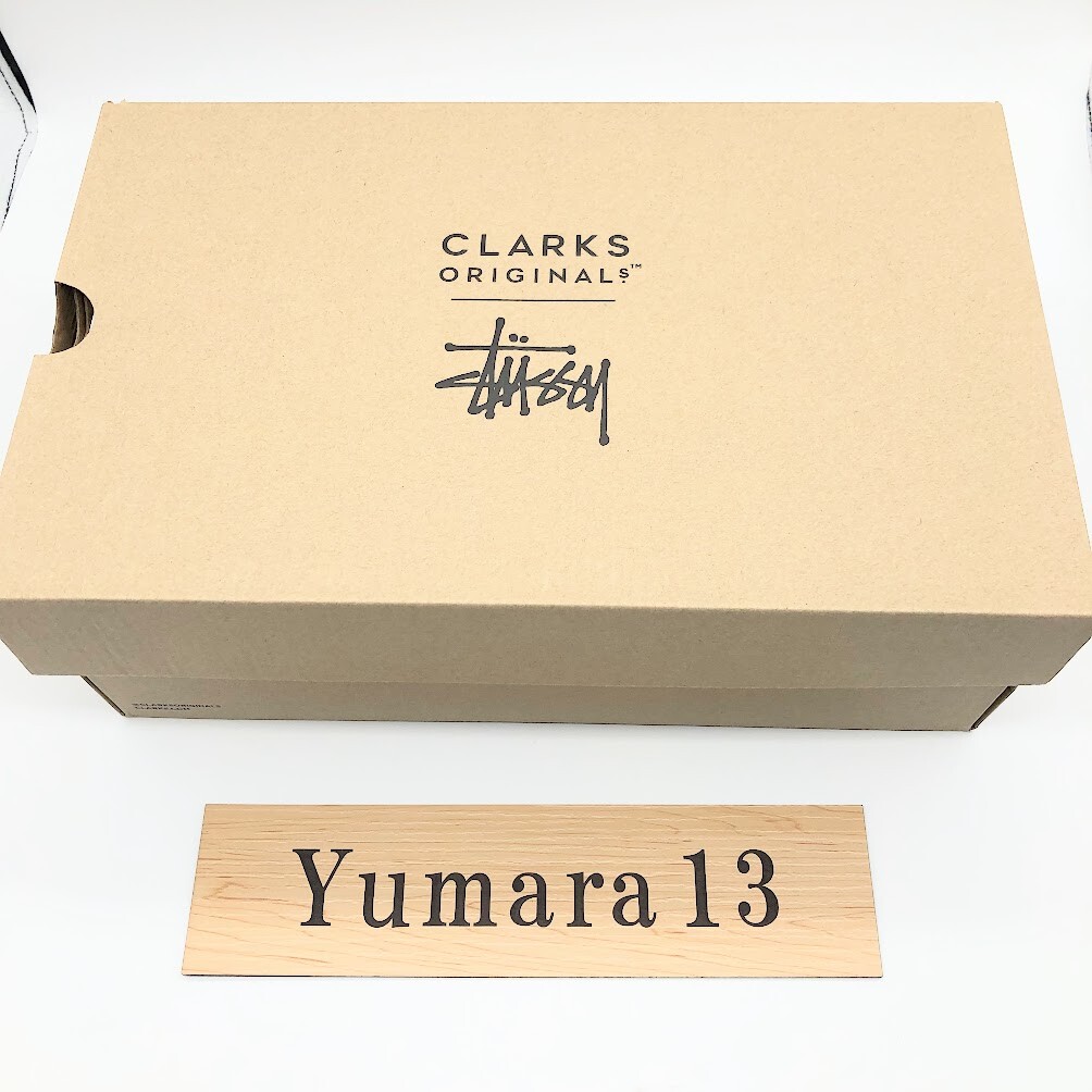 Pre-owned Clarks Stussy X  Originals Wallabee Black Suede Size Uk 4-13 Brand