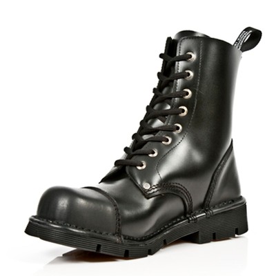 NEW ROCK NEWROCK ROCK BOOTS STYLE M.NEWMILI083 S1 BLACK UNISEX STEEL TOE