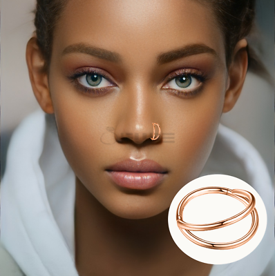 Stainless steel on sale nose hoop