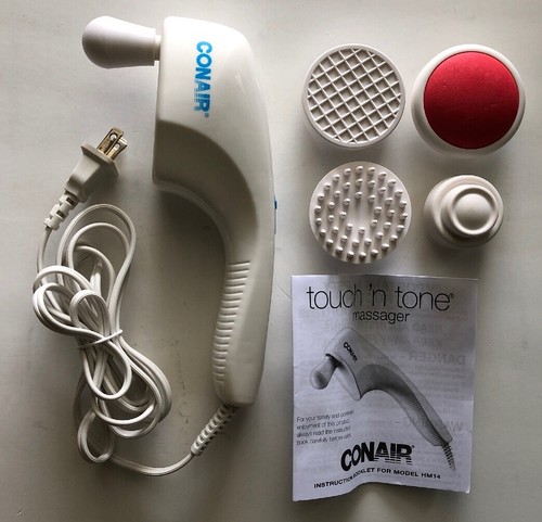 Conair Vibrating Massager Acupressure Facial Muscle Soft Touch Scalp Vibrate