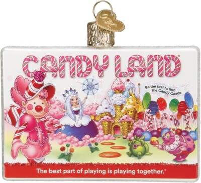 Old World Christmas CANDY LAND (44197) Glass Ornament w/ OWC Box