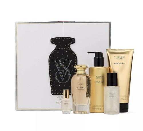 New Victoria Secret Heavenly 5 Piece Perfume Ultimate Gift