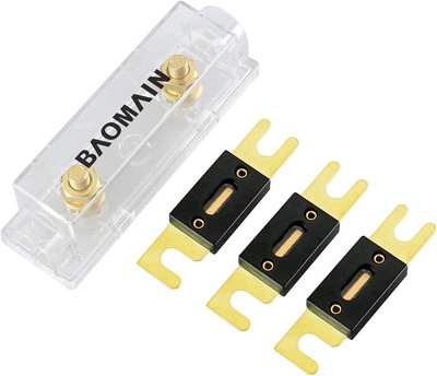 Baomain Electrical Protection ANL Fuse Holder Kit for Car Vehicles Audio... 