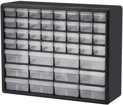 Akro-Mils 10144, 44 Drawer Plastic Parts Storage Hardware and Craft Cabinet...