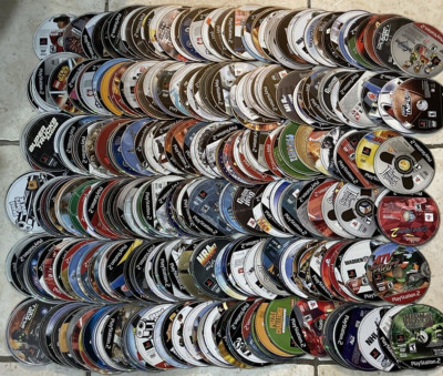 300 PS2 Playstation 2 Disc Only Wholesale Bulk Lot
