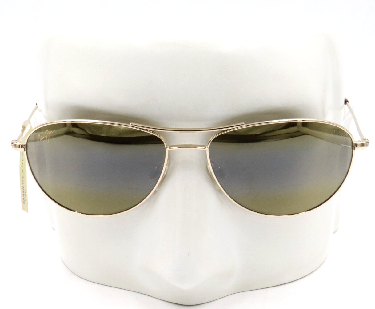 Pre-owned Maui Jim Baby Beach Gold Reader +1.50 Aviator Sunglasses H245-1615 $359