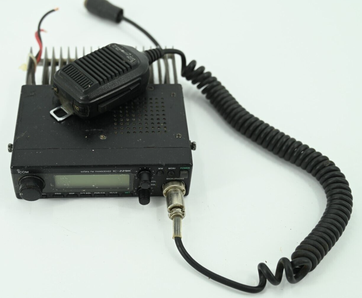Icom IC-229H 144 MHz FM Transceiver with Microphone | eBay