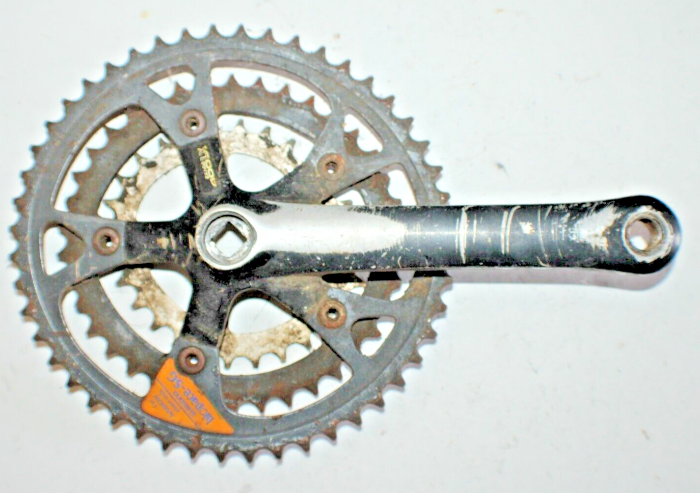 Shimano Exage 400LX Triple Crankset Black 175mm BCD104 FC