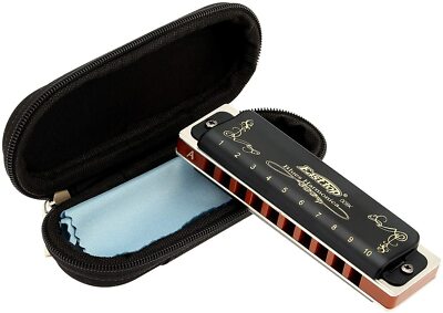 Easttop Diatonic Harmonica Blue Mouth Organ Key of C Musical Instrument Harmonic