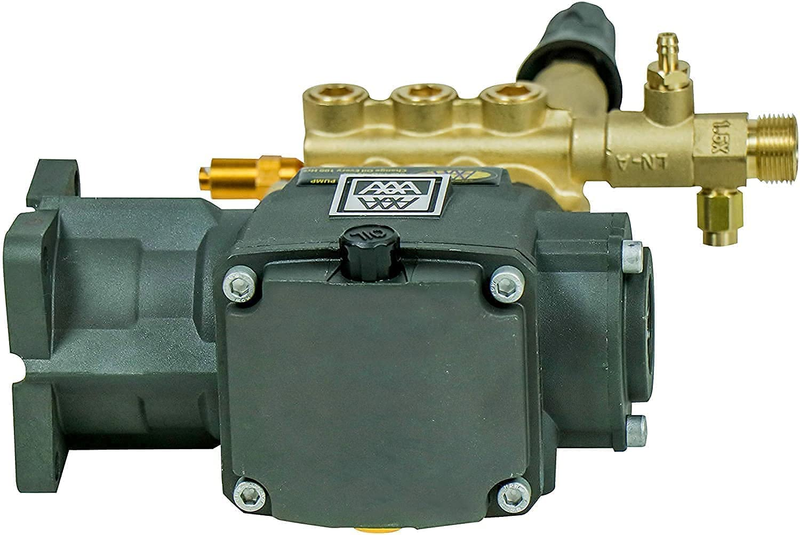 AAA 90037 Horizontal Triplex Plunger Pressure Washer Pump Kit, 3700 PSI, 2.5 GPM