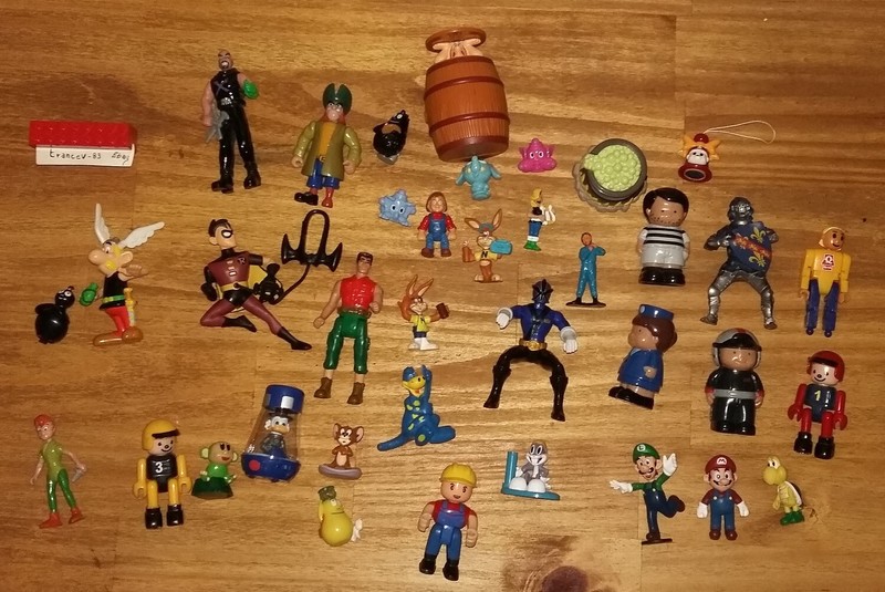 Lot De Figurines Mc Do. Danone Kinder Quick Disney Mario Asterix Nesquik Etc...