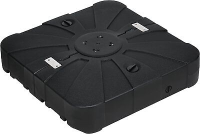 Offset Patio Wheels Cantilever Umbrella Base Stand Filled with 220 Lbs Water