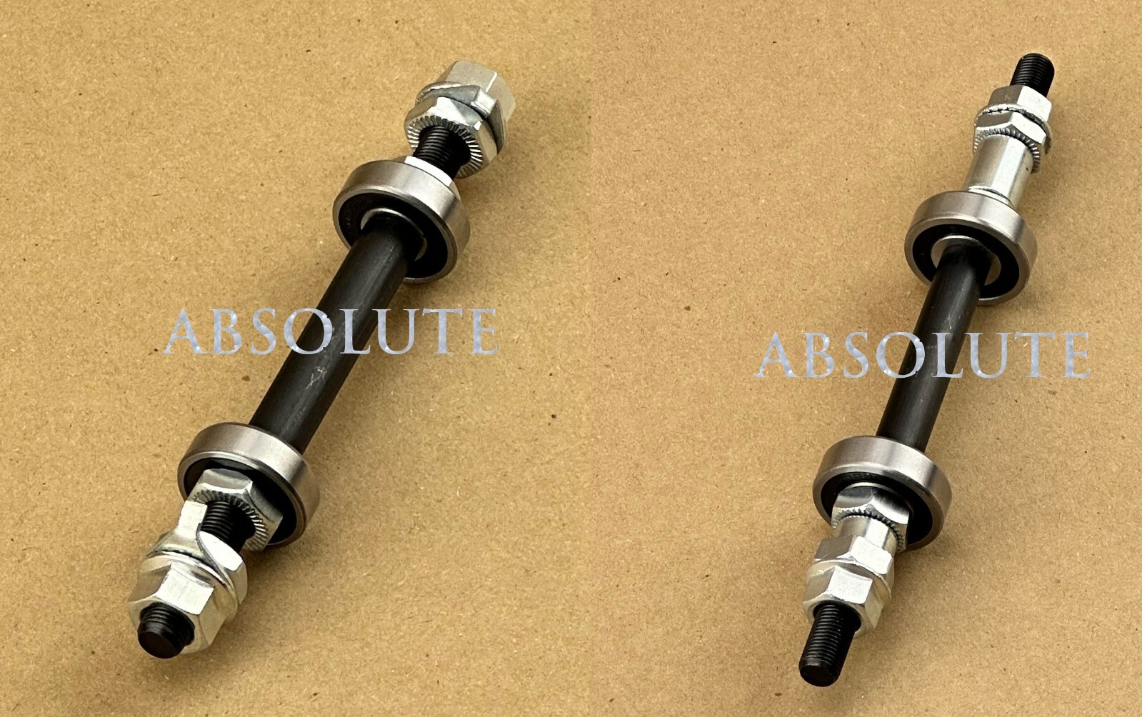 NEW! BICYCLE HUB AXLE W/ SEALED BEARINGS FOR 3/8" x  26T CRO-MO BMX BIKES.