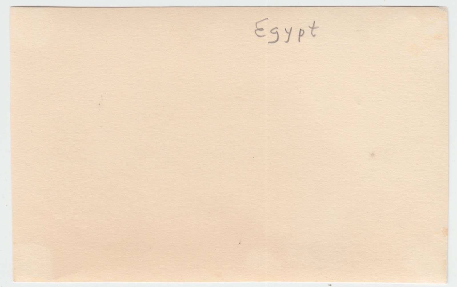 EGYPT AUTOGRAPHED REAL PHOTO PLAIN BACK GENERAL MOHAMED NAGUIB, FIRST PRESIDENT