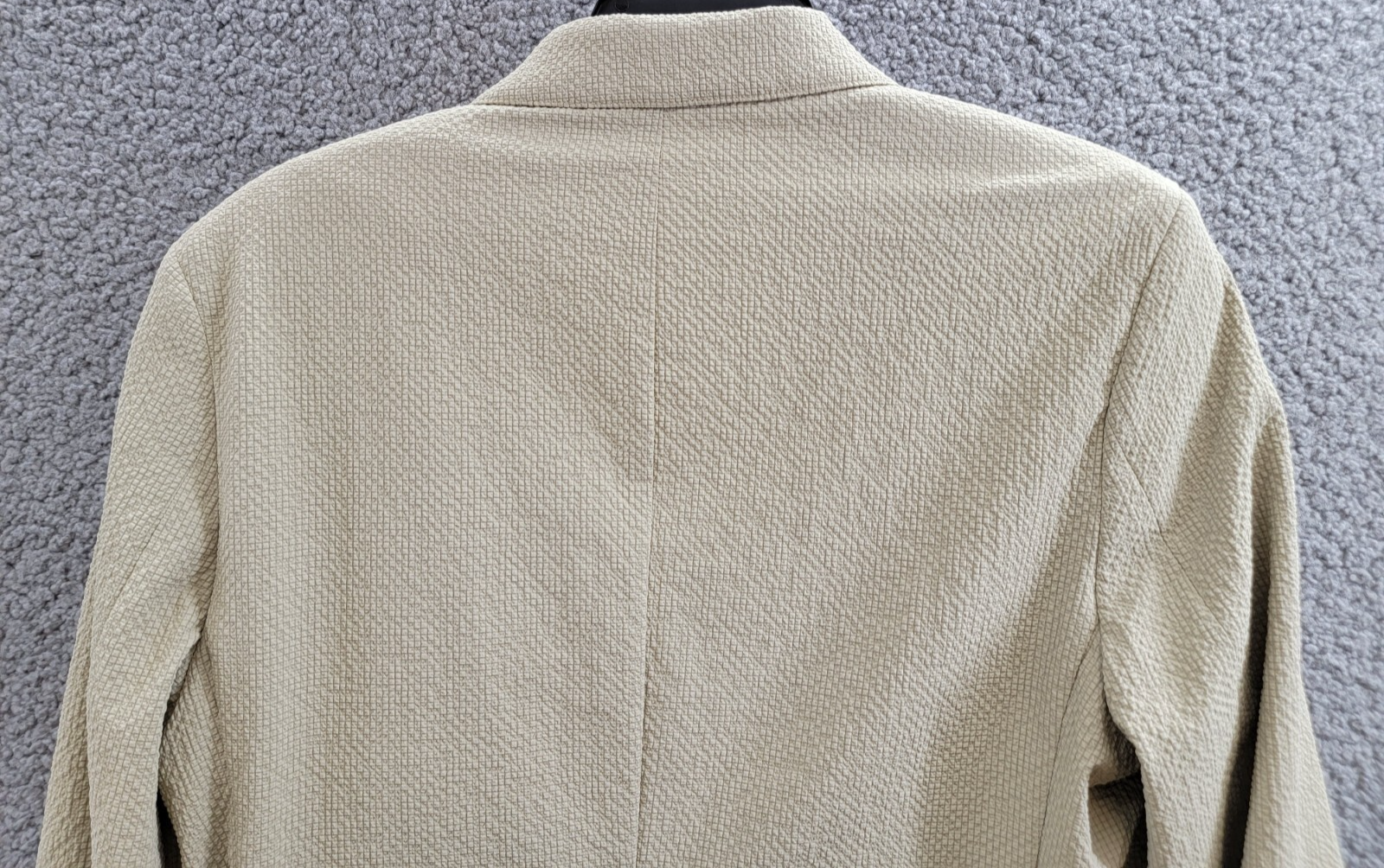 Alfani Classic-Fit Textured Seersucker Jacket Men's S Twill Notch Lapel L/S - Picture 16 of 19